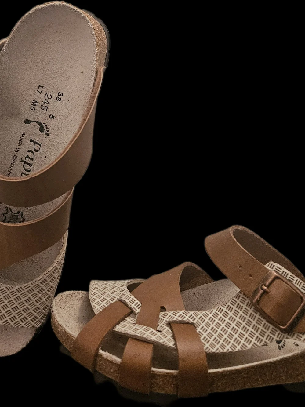 BIRKENSTOCK Papillio Women's Tan Leather Strappy Sandals